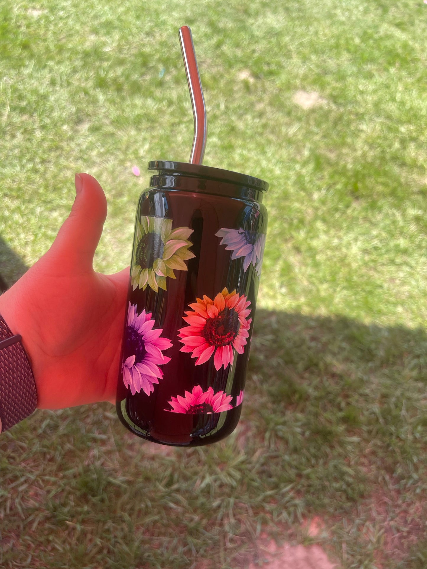 16oz glass can